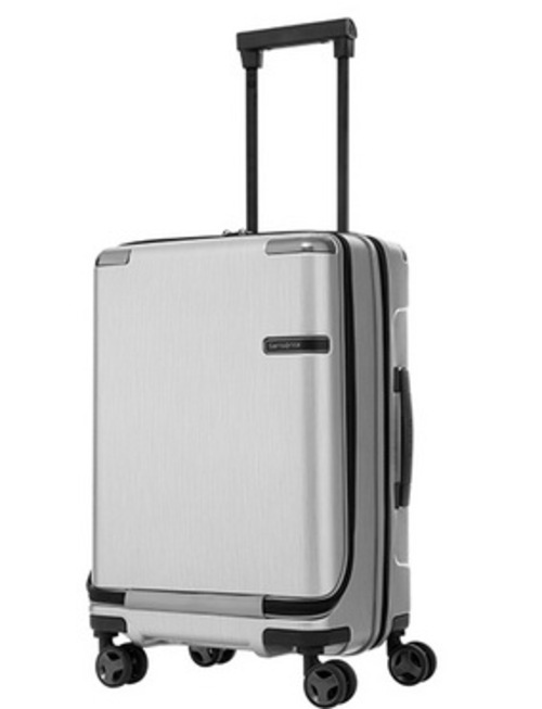 Samsonite EVOA 刷色銀55公分前開式筆電登機箱產品圖