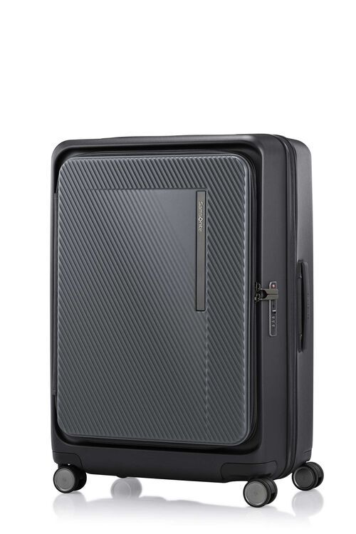 samsonite ZIPPRIX FT 灰色26吋可擴充四輪行李箱  |中箱(7-10天)