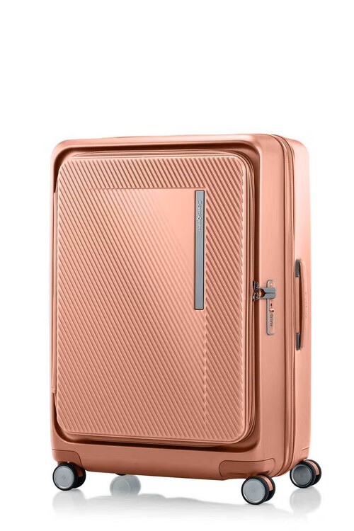 samsonite ZIPPRIX FT 珊瑚橘28吋 可擴充四輪行李箱