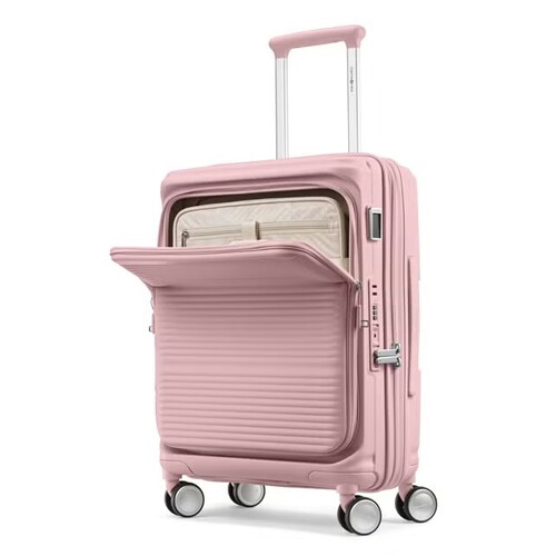 samsonite PARALUX HS灰粉色20吋可擴充四輪登機箱