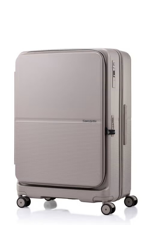 samsonite FLATFORM 燕麥棕色28吋 煞車前開箱