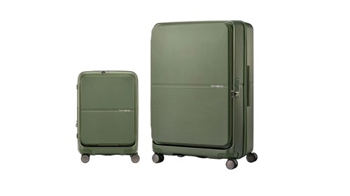 samsonite FLATFORM 松針綠FLATFORM 28吋 +20吋可擴充行李箱  |大箱(10天以上)
